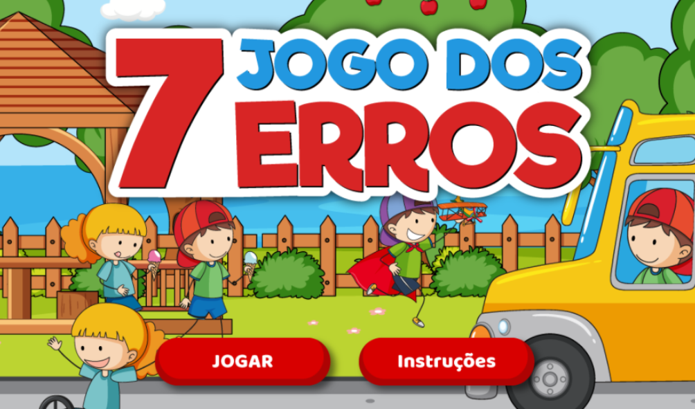 Onde jogar jogo dos sete erros online?