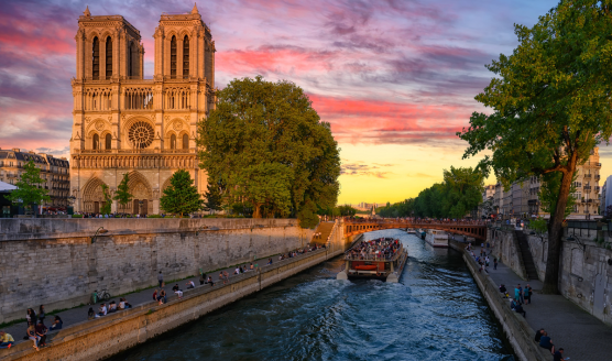 Rio sena é cenário da abertura das Olímpiadas de Paris